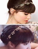 New Elegant Women&#039;s Girls Retro Vintage Hollow Leaf Elastic Hair Band Headband N5