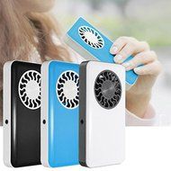 Portable Handheld USB Mini Air Conditioner Cooler Fan With Rechargeable Battery (White)