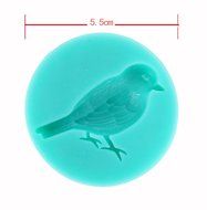 Garwarm 4 Pieces / Set Plum Magpie Shape 3d DIY Food Grade Silicone Mold Chocolate Candy Making Mold Tools DiameterSize...