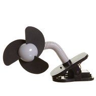 Tee-Zed T01 Clip-On Fan Great for the Beach, Pool, Camping, Work, Lounging or Just Chillin&#039;! -Pink Purple N20