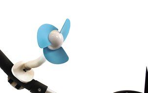 Tee-Zed T01 Clip-On Fan Great for the Beach, Pool, Camping, Work, Lounging or Just Chillin&#039;! -Pink Purple N21