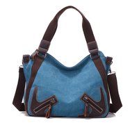 AutumnFall Women Fashion Handbag Shoulder Bag Large Tote Ladies Purse (Blue) N5
