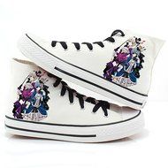 Black Butler Kuroshitsuji Anime Ciel and Sebastian Cosplay Shoes Canvas Shoes Sneakers 4