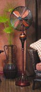 58" Chic Contemporary Style Oscillating Indoor Standing Floor Fan
