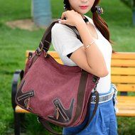 AutumnFall Women Fashion Handbag Shoulder Bag Large Tote Ladies Purse (Blue) N10