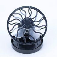 MeanHoo Mini Clip-on Solar Cell Fan Travel Camping Sun Power Energy Panel Outdoor Cooling Cooler,No battery needed... N3