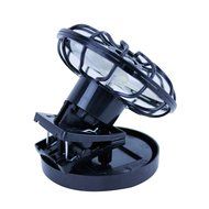 MeanHoo Mini Clip-on Solar Cell Fan Travel Camping Sun Power Energy Panel Outdoor Cooling Cooler,No battery needed... N4