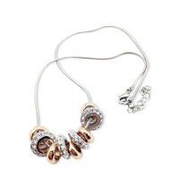 Charm Pendant Chain Crystal Choker bib Statement Necklace Women Fashion Jewelry N2