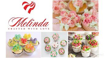 Melinda Russian Piping Tips Set Stainless Steel Nozzle Pastry Kit For Cupcake and Cake Decoration