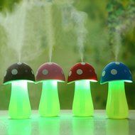 Asdomo USB 200ML Mushroom Mini Atomized Humidifier With LED Light (C) N4