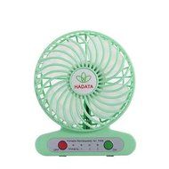 AMA(TM) Portable Mini USB Desk Fan Rechargeable Battery Operated Air Fan Air Conditioner Cooler (Black) N2