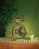 Deco Breeze DBF0359 Decorative Figurine 30-Watt Metal Fan, Dog N7