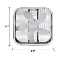 Kenmore 32002 20" 3 Speeds For Comfort Control, Durable, Lightweight Metal Construction Box Fan N2
