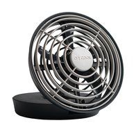 O2COOL 5&quot; Portable Jet Fan - Runs on USB or Batteries - Grey
