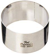 Fat Daddio&#039;s Stainless Steel Round Cake and Pastry Ring, 6 Inch x 2 Inch N3