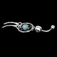 Beautiful Bead Vintage Style Tattoo Simulant Elastic Thigh Chain Band Black N12