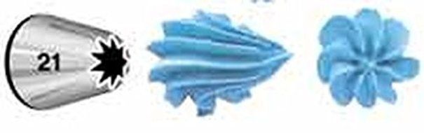 Wilton 402-21 No. 21 Open Star Piping Tip N2