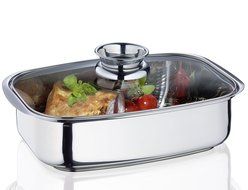 Kuchenprofi Aroma Roaster with Glass Lid