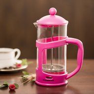 Ovente FPT12B 12oz French Press Coffee Maker, Great for Brewing Coffee and Tea, 3 cup, Black N4