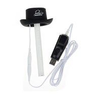 Generic Cowboy Cap USB Mini Portable Air Humidifier Water Bottle Black N4
