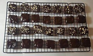 The Trusty Baker- 24 Cavity Mini Brownie Bite Size Baking Mold-NON BPA