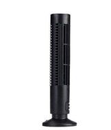 Alytimes Mini USB Tower Fan No Leaf Bladeless Air Conditioner Cool Cooling Home Desk Fan (Black) N7