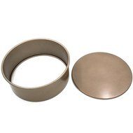 Superhard Non Stick Carbon Steel Cake Pan With Removable Bottom by Switol, Round, 8 by 3 Inches
