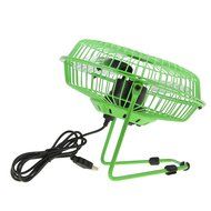 Bao Xin 360 Degrees Rotating USB Powered Tabletop Fan Mini Metal Electric Fan for Summer, Work, Office, Pc, Notebook... N49