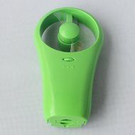 Green Hand-held Mini Portable Super Mute Usb/battery Cooling Fan for Outdoor Sport -Huahee N2