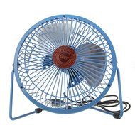 Bao Xin 360 Degrees Rotating USB Powered Tabletop Fan Mini Metal Electric Fan for Summer, Work, Office, Pc, Notebook... N52