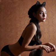 Women Lady Girls Kids Cat Kitty Costume Ear Party Lace Hair Head Band Prop Hot N4