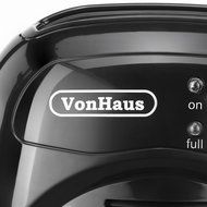 VonHaus Compact Mini Portable Black Air Dehumidifier - Ideal for Small Rooms and Spaces N6