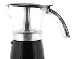 Brentwood Electric 6 Cup Moka Espresso Maker in Silver - 6.5" x 9" x 6" N4