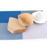 Unbleached Coffee Filter Papers Cones Cups Brewer Espresso Strainer, Pack of 100 N2