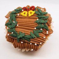 Natural Color Christmas confetti sprinkles cake decorations cupcake toppers N11