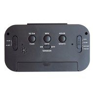TechCode&reg;5.3" Smart, Simple and Silent LCD Clock Date Temperature Display Ascending Alarm Repeating Snooze and... N4