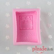 Pinkie Tm LIVE LOVE LAUGH Silicone Handmade Soap Mold ,DIY Molds,candle molds,silica gel mould,silicon moulds...