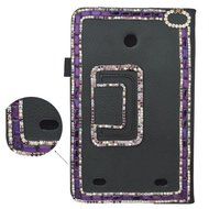 Spritech(TM) 3D Bling Rhinestone Design LG G Pad 8.0 Smart Shell Case Premium PU Leather Stand Cover for LG G... N10