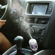Nanum Car Air Humidifier Charger Port Mini Travel Portable Mist Aroma Diffuser Purifier Freshener Aromatherapy... N8