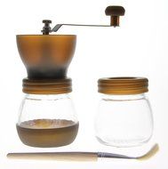JustNile Manual Coffee Grinder - Basic Green Slim
