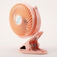 Honeyall Ajustable Clip On USB Fan Quiteness,Rechargeable Battery/USB Powered on(Black) N13