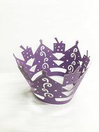 HUAL Cupcake Wrappers 50 Filigree Artistic Bake Cake Paper Cups Christmas tree Lace Laser Cut Liner Baking Cup...