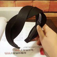 Yaheeda Women Hair Band Hair Accessory,Handcraft Wave Shape Solid Headband for Women and Girls,Pink N7