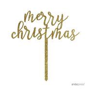 Andaz Press Holiday Acrylic Cake Toppers, Gold Glitter, Happy New Year, 1-Pack, 2017 2018 2019 2020 N2