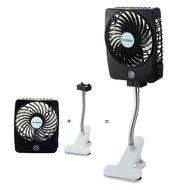 Momoday&reg; Mini Handheld Square Electrical Portable Rechargeable Fan 3 Speeds Desktop Clip-on Fan Summer Cooler... N17