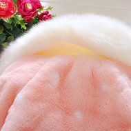 Yaheeda Baby Girl Plush Short Coat Cloak Jacket Outwear Snowsuit Ball Thick Warm Clothes N15