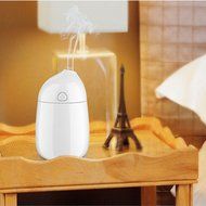 120ml Cool Mist Humidifier Ultrasonic Aroma Essential Oil Diffuser for Office Home Bedroom Living Room Study Yoga... N9