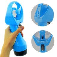D-FantiX Portable Water Misting Fan Handheld Fans Battery Operated Mist Fan Outdoor Blue N7