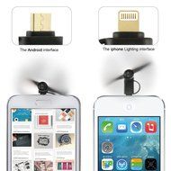 USB Phone Fan Modroid Two Ports Portable Micro USB Mini Fan, 3.5 inch Mini Fan Cooling Solution Cooler Rotating... N4