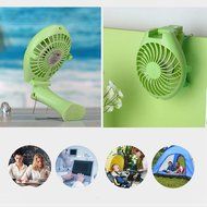 GaGa MILANO Portable Mermaid Fan Handheld and desk Fans with Umbrella Hanging Metal Clip for Home Office cooling... N10